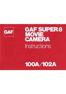GAF 100 manual. Camera Instructions.
